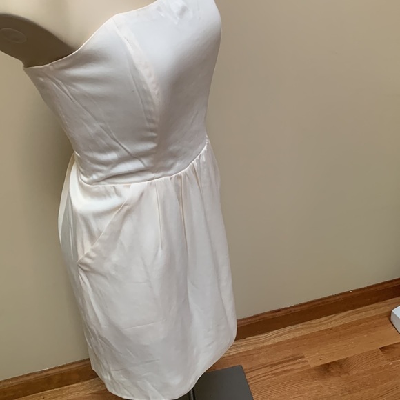 Rachel Roy Strapless Short Dress - Cream - Picture 4 of 15